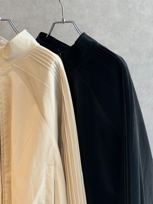 mat eco leather track jacket