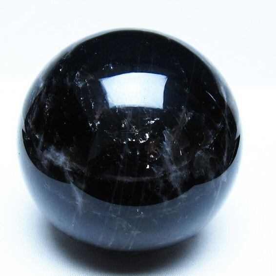 1Kg モリオン 黒水晶 丸玉 89mm スフィア 一点物 151-9287