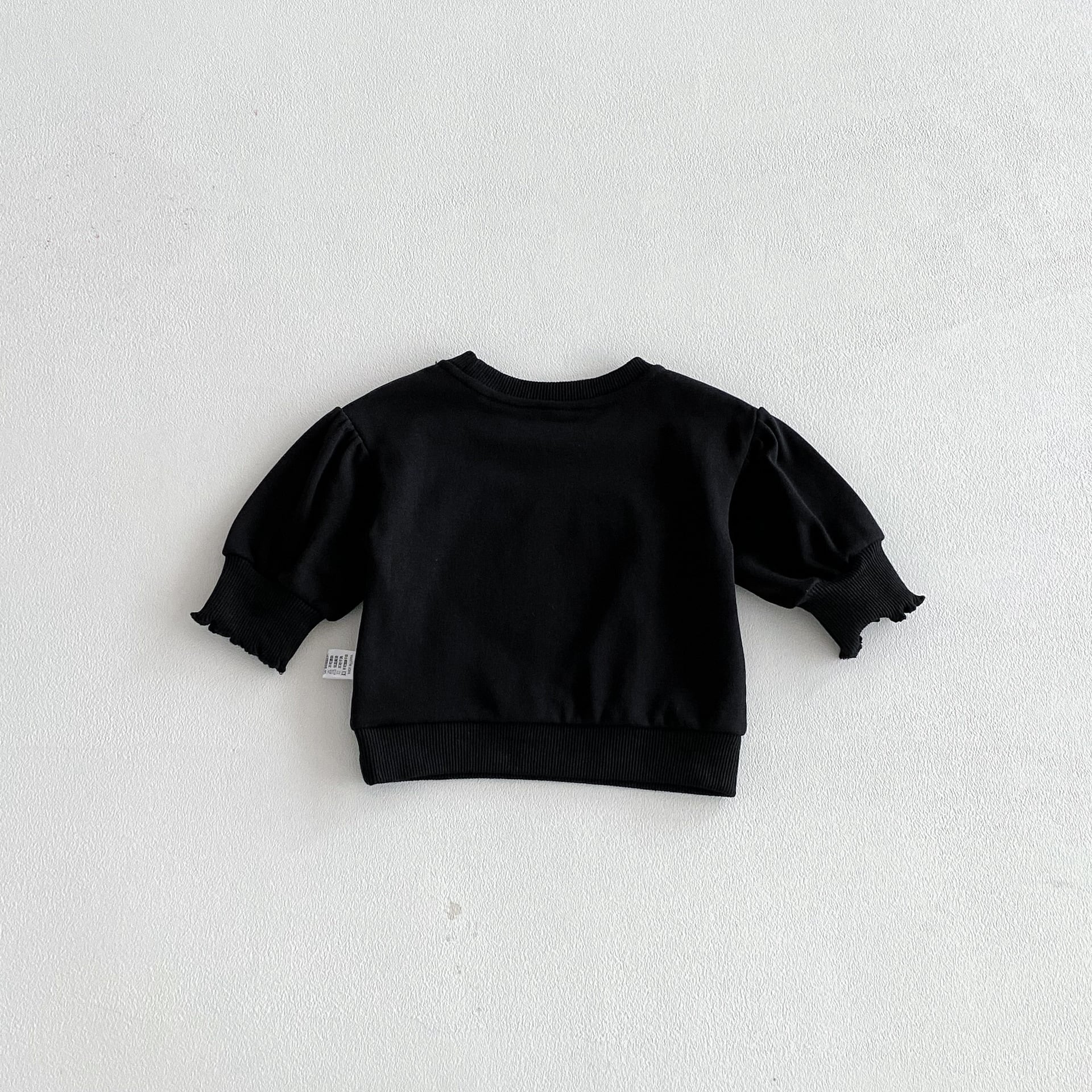 パフスリーブハートリボントレーナー