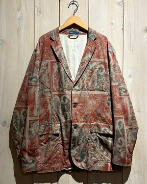 【a.k.a.C.a.k.a vintage】“Polo by Ralph Lauren” Paisley Pattern Tailored Jacket