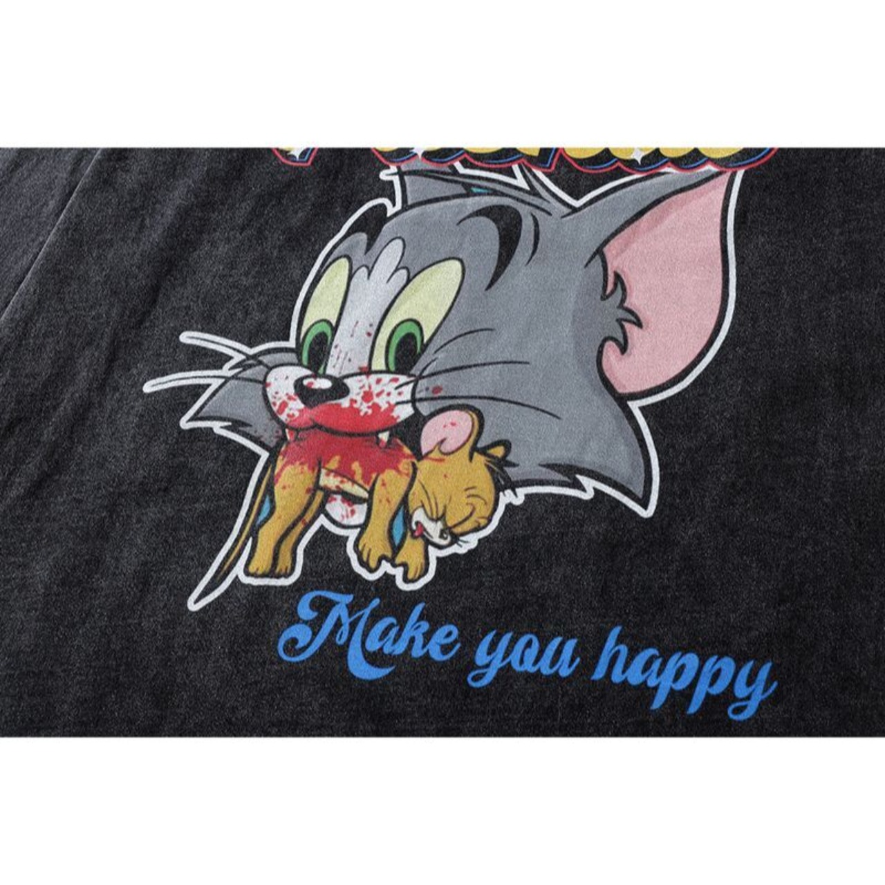 VINTAGE ストリート TOM&JERRY ロングTシャツ T494
