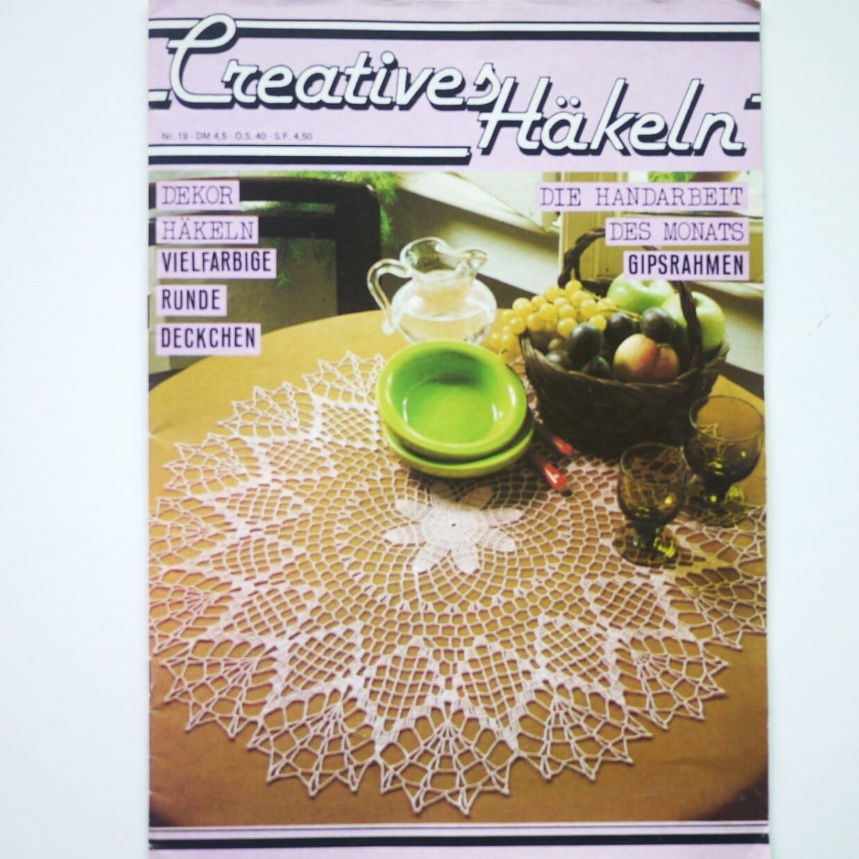 Creatives Häkeln クリエイティブなかぎ針編み ドイツ手芸雑誌 Nr19