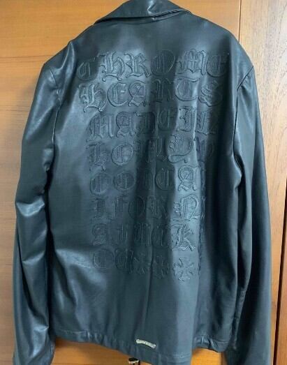 CHROME HEARTS クロムハーツ riggins レザー コーチジャケット CHROME HEARTS クロムハーツ riggins レザー コーチジャケット