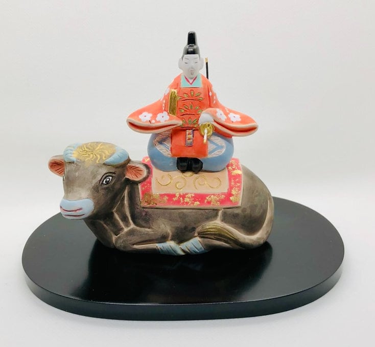 もしろう人形・牛乗り天神 | アート・工芸品のGatou（ガトー）
