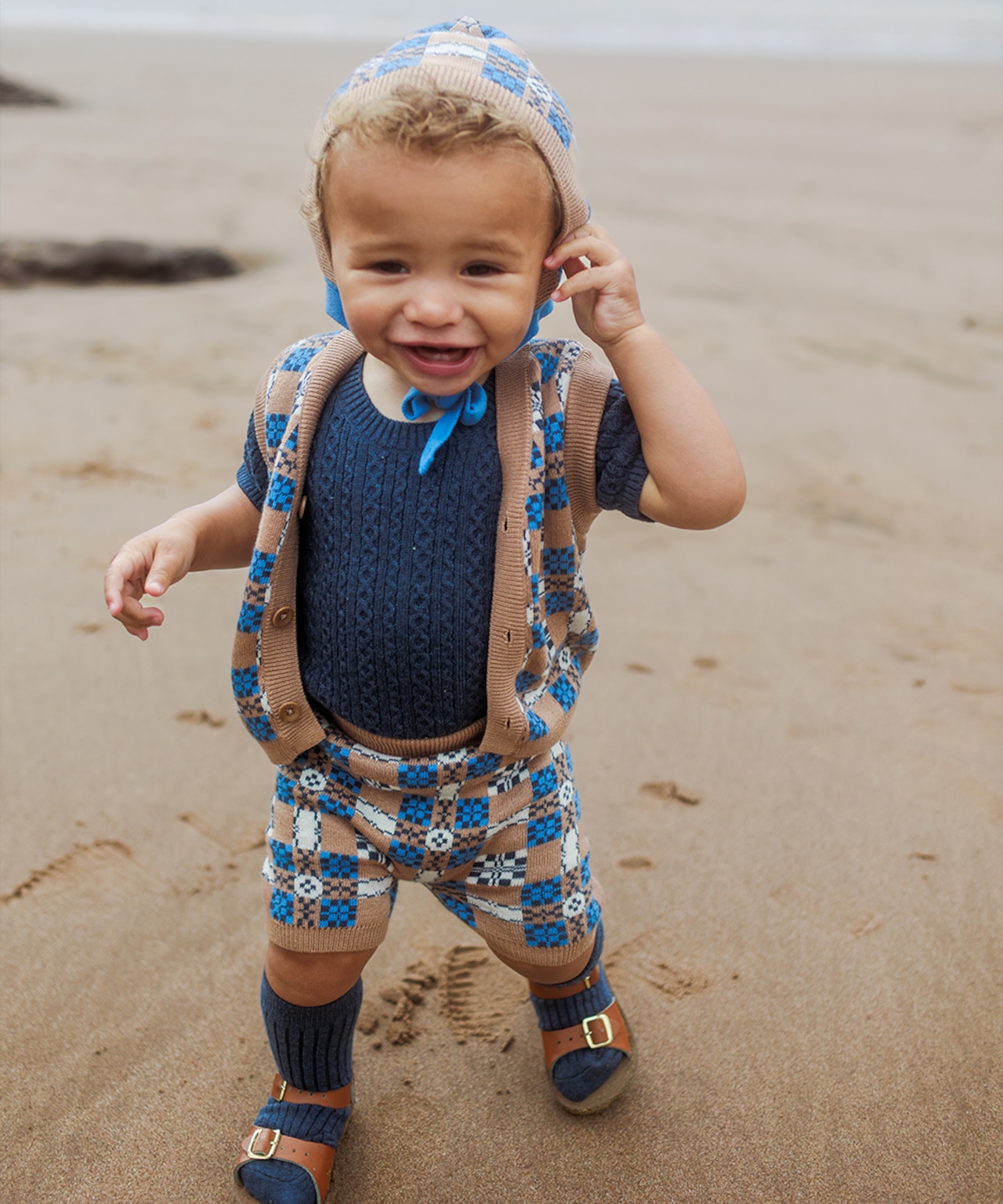 【即納】MABLI / Picnic Waistcoat - Caramel