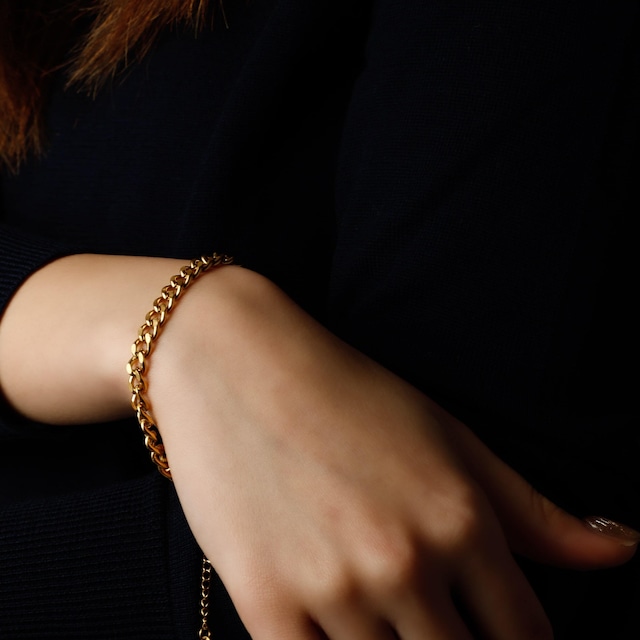 316L chain bracelet 2 ( 幅5㎜ )  #b32