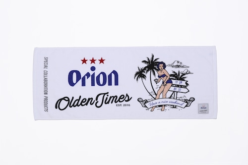 【ORION×OLDENTIMES】那覇桜坂フェイスタオル "have a nice weekend! "