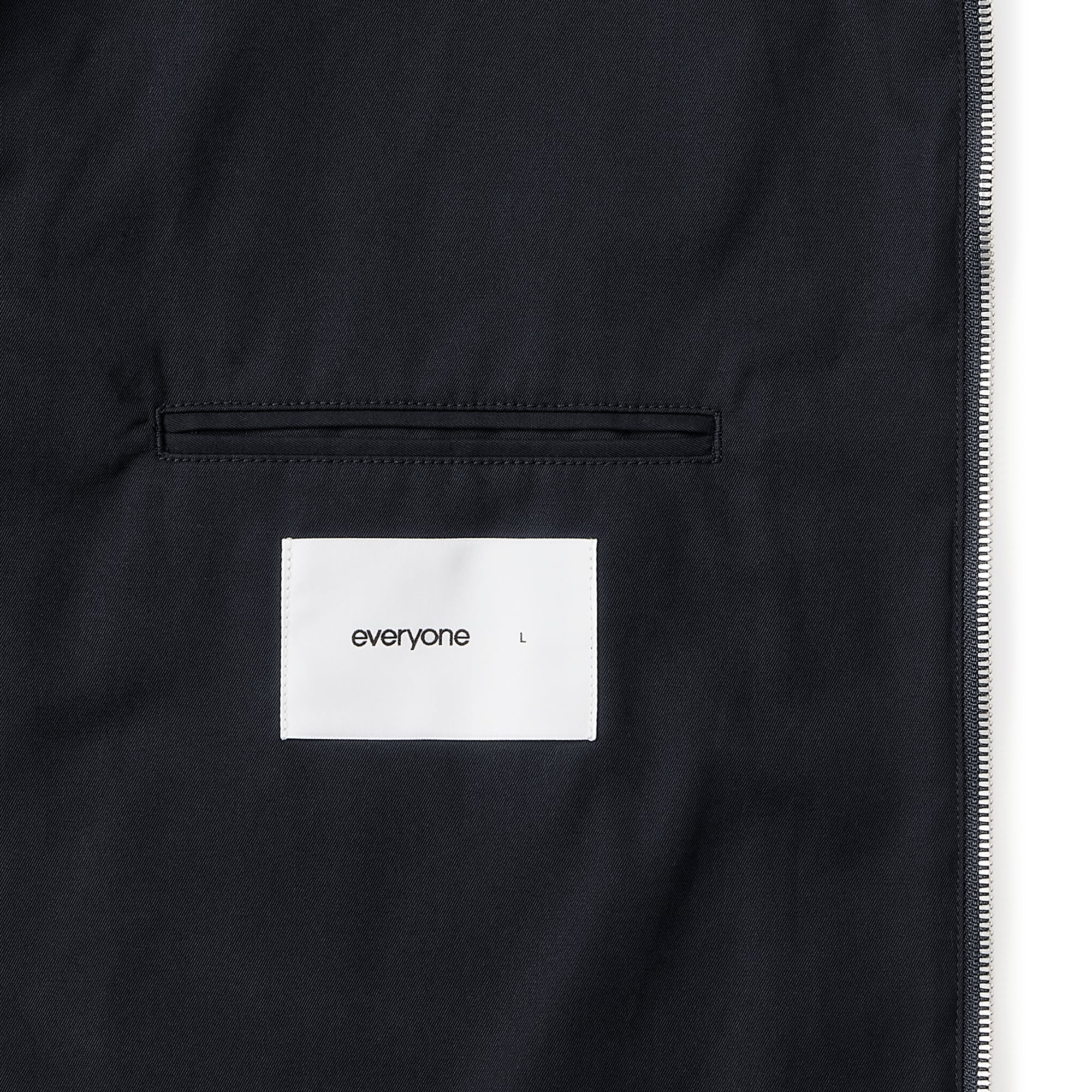 everyone cotton drizzler jacket (BLACK/BLACK) | everyone