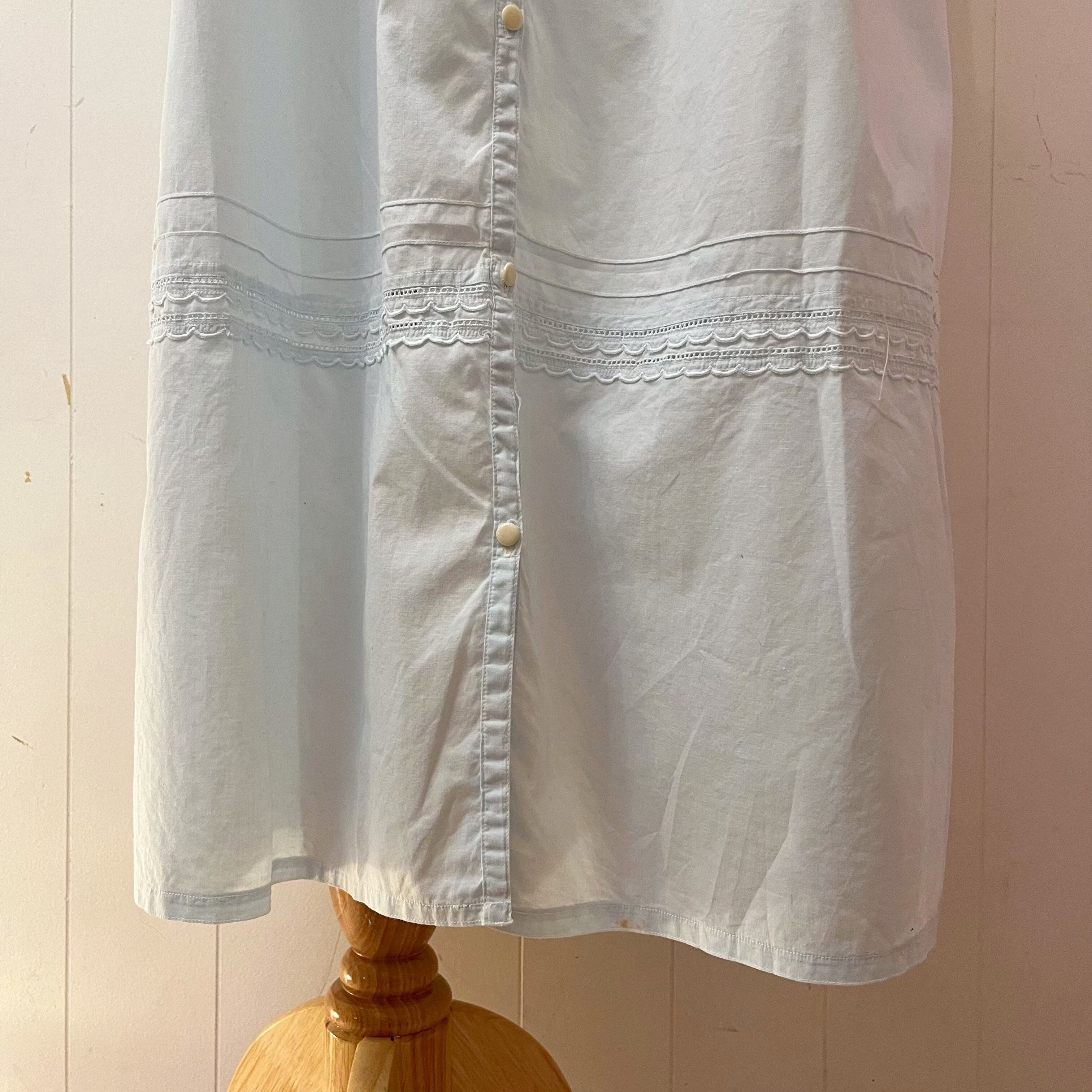 light blue sleeve less one-piece