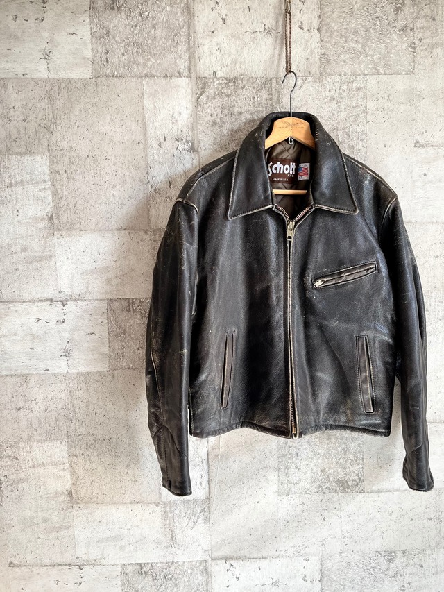 80s USA製 SCHOTT #691 LEATHER RIDERS JACKET OLD VINTAGE アメリカ製 