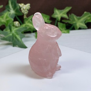 22.可愛いうさぎさん・ローズクォーツ