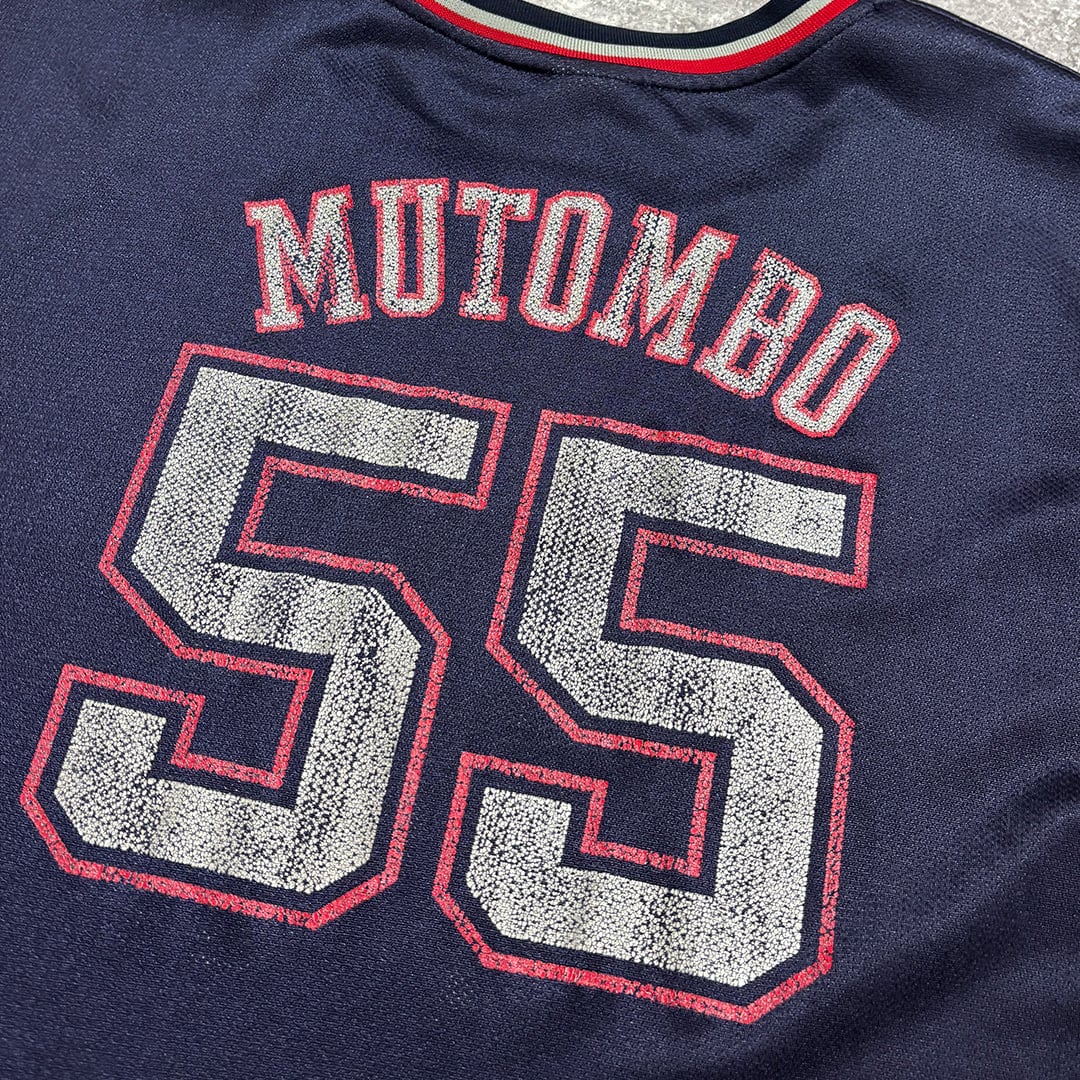 Dikembe Mutombo 【New Jersey Nets】 Game Shirt. Reebok | am3:41