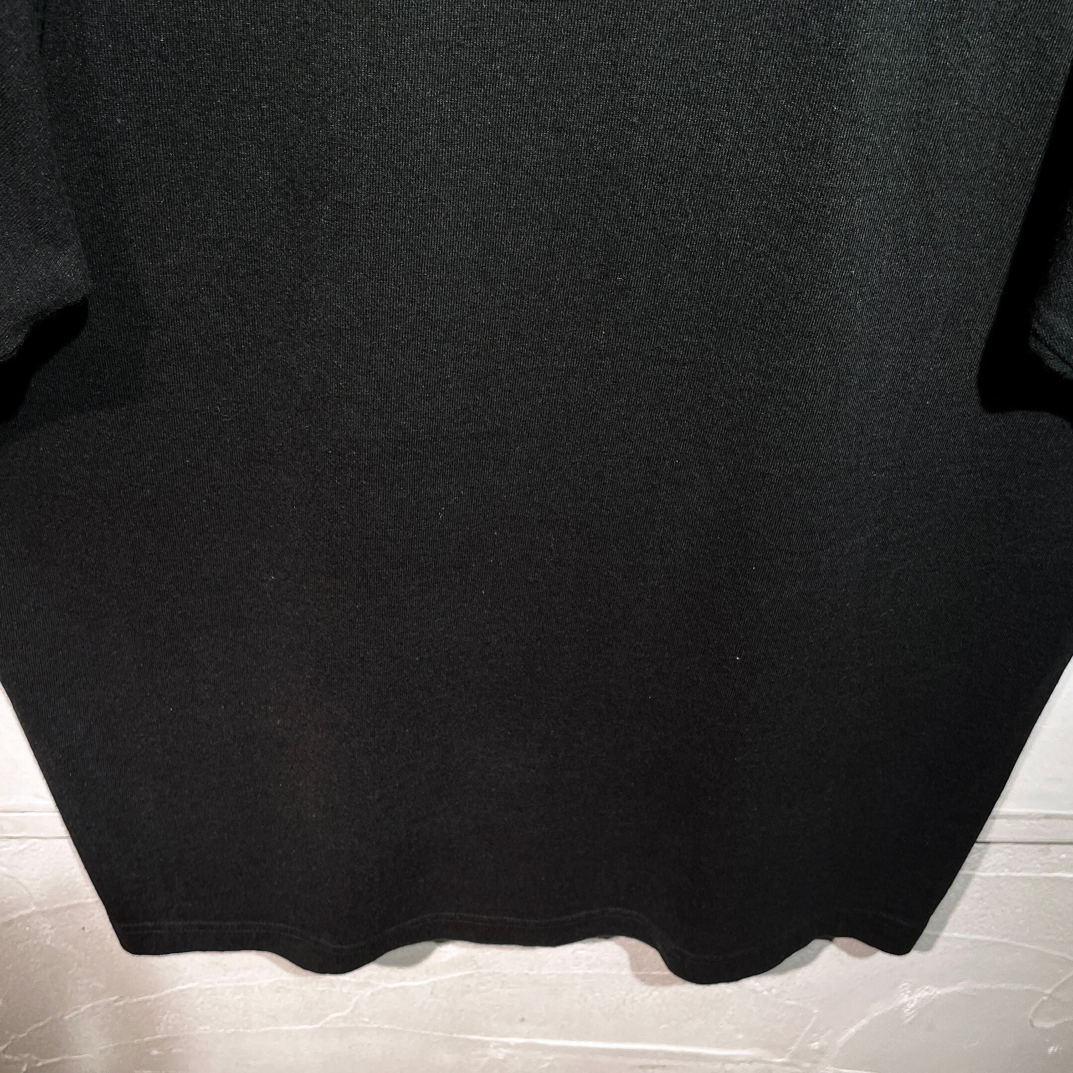 ” Back channel ” sexy girl printed black cotton Tee