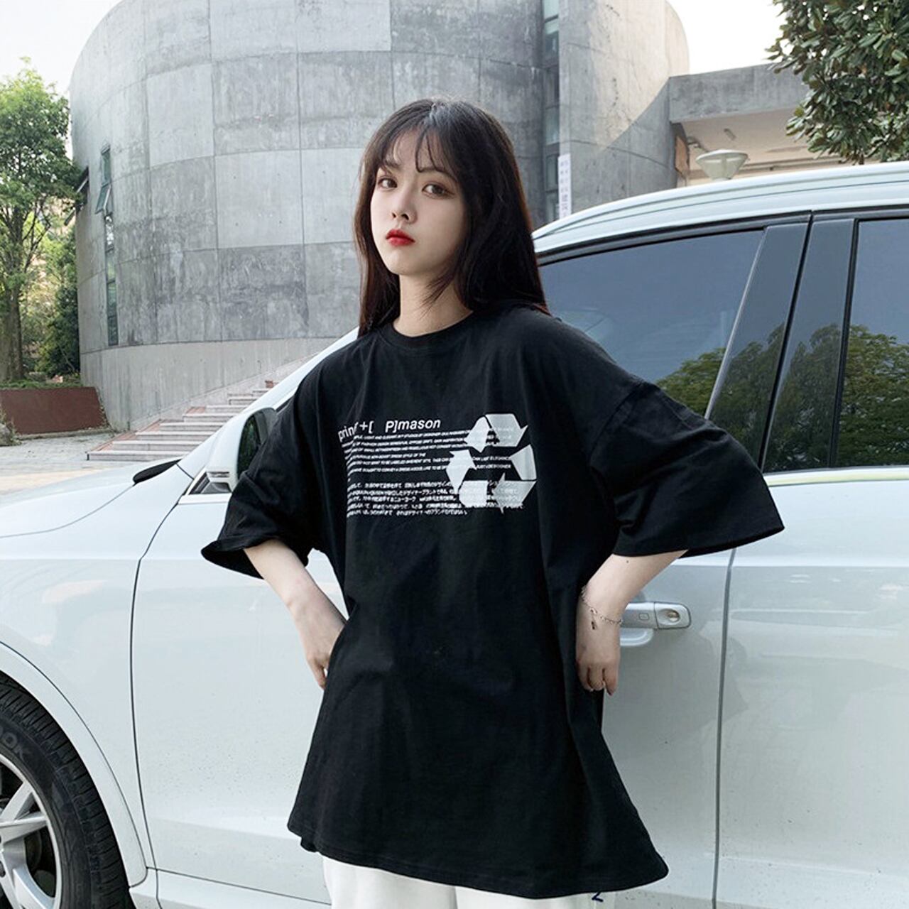 Regit 即納 Recycle Logo Half T Shirt S S 韓国服 トップス 半袖 tシャツ 夏 10代 代 プチプラ カットソー 着回し 着映え ネット通販 Tpt026 S S Regit Regit 即納 Recycle Logo Half T Shirt S S 韓国服 トップス 半袖 tシャツ 夏 10代 代 プチプラ カットソー 着回し 着映え ネット通販 Tpt026 S S Regit