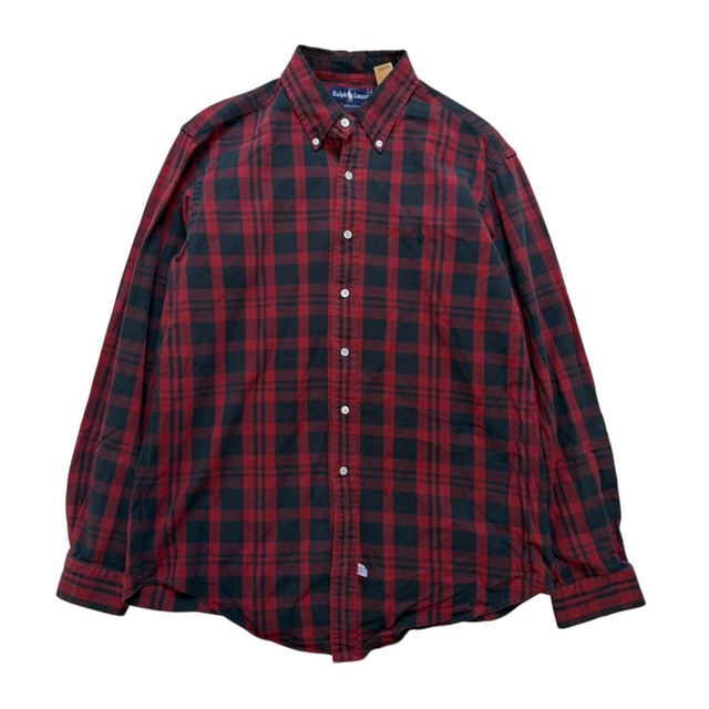【90's Vintage】RALPH LAUREN  長袖ヘビーネルシャツ　L