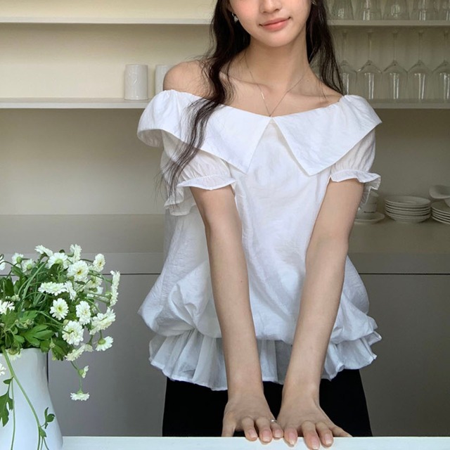 フリル ブラウス　 a131