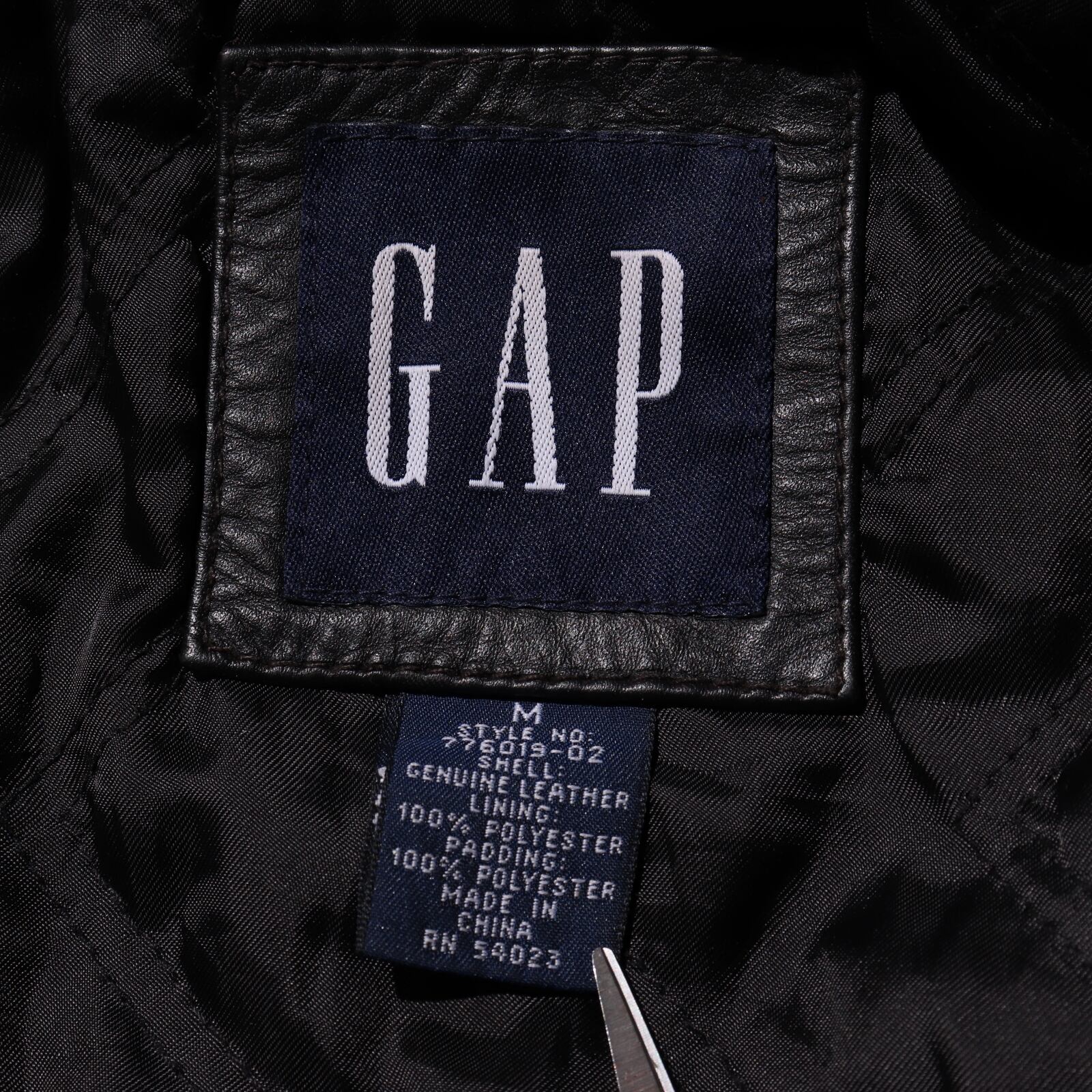 GAP ギャップ　レザージャケット 革ジャン オールドギャップ M