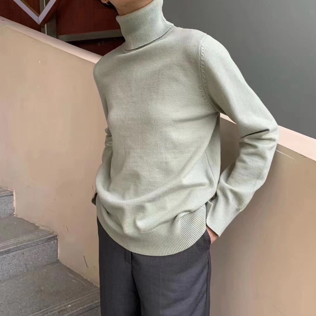 袖口スリット入り　ハイゲージニット　AJ2205−D04