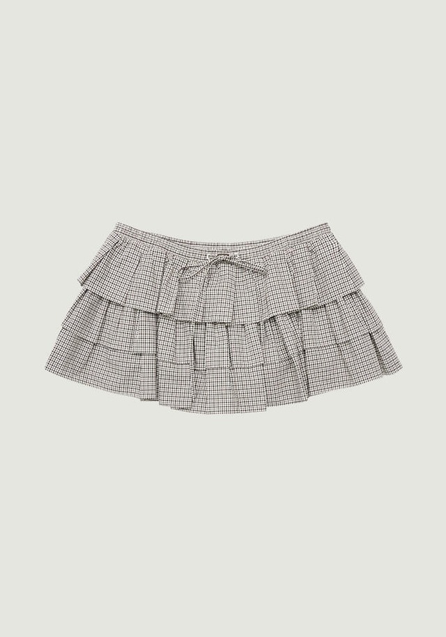 [GROVE] BLAINE CHECK SKIRT 正規品 韓国ブランド 韓国ファッション 韓国代行 日本 店舗  ブランド グローブ grvr 通販