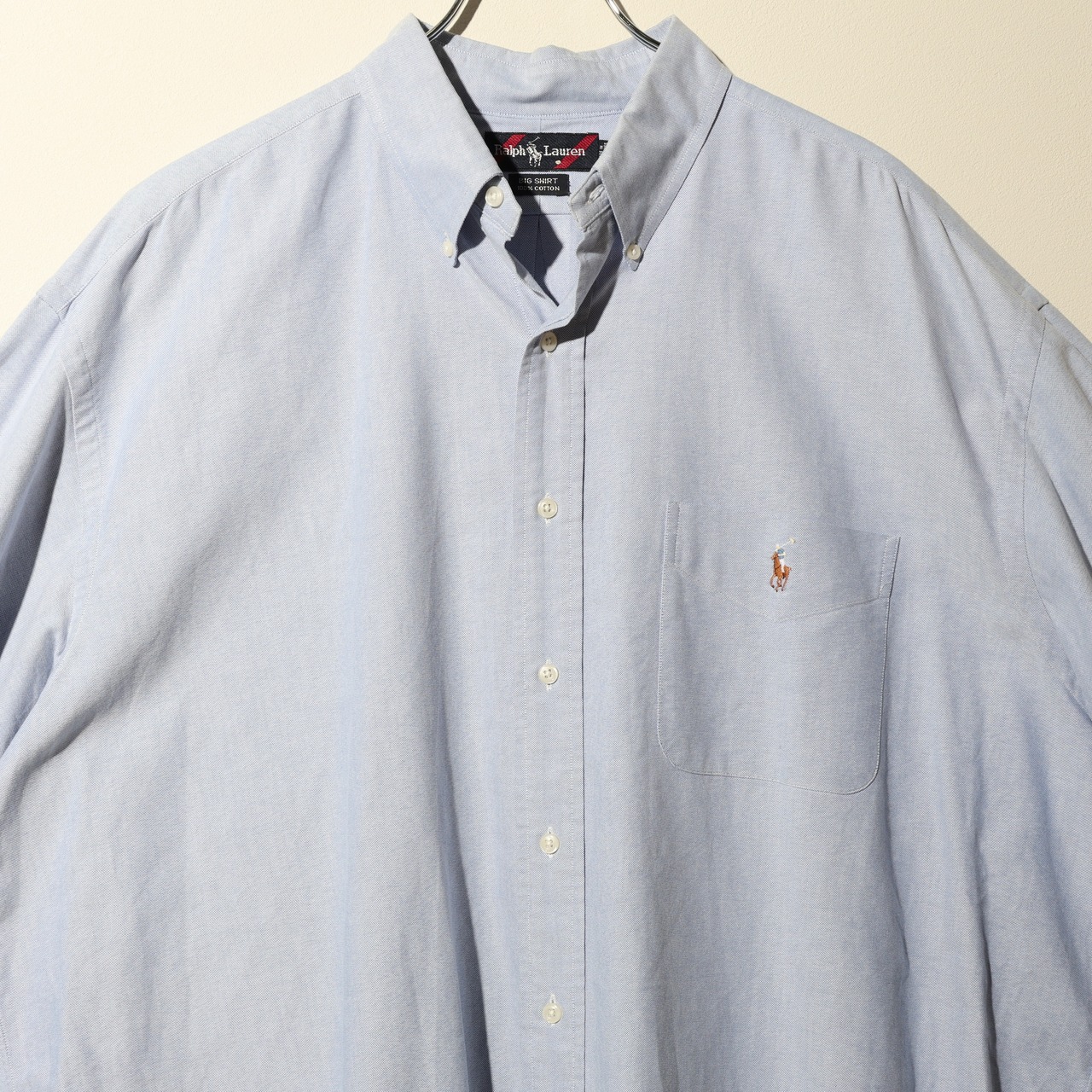 Mint XL 90s The Big Shirt ビッグシャツ Ralph Lauren オックスフォードシャツ 長袖 ボタンダウン
