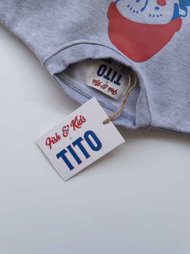 《即納》FISH&KIDS / FISH AND TITO SWEATSHIRT