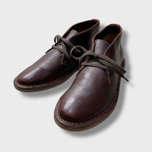 美品 Hush Puppies レザーチャッカブーツ ブラウン US9