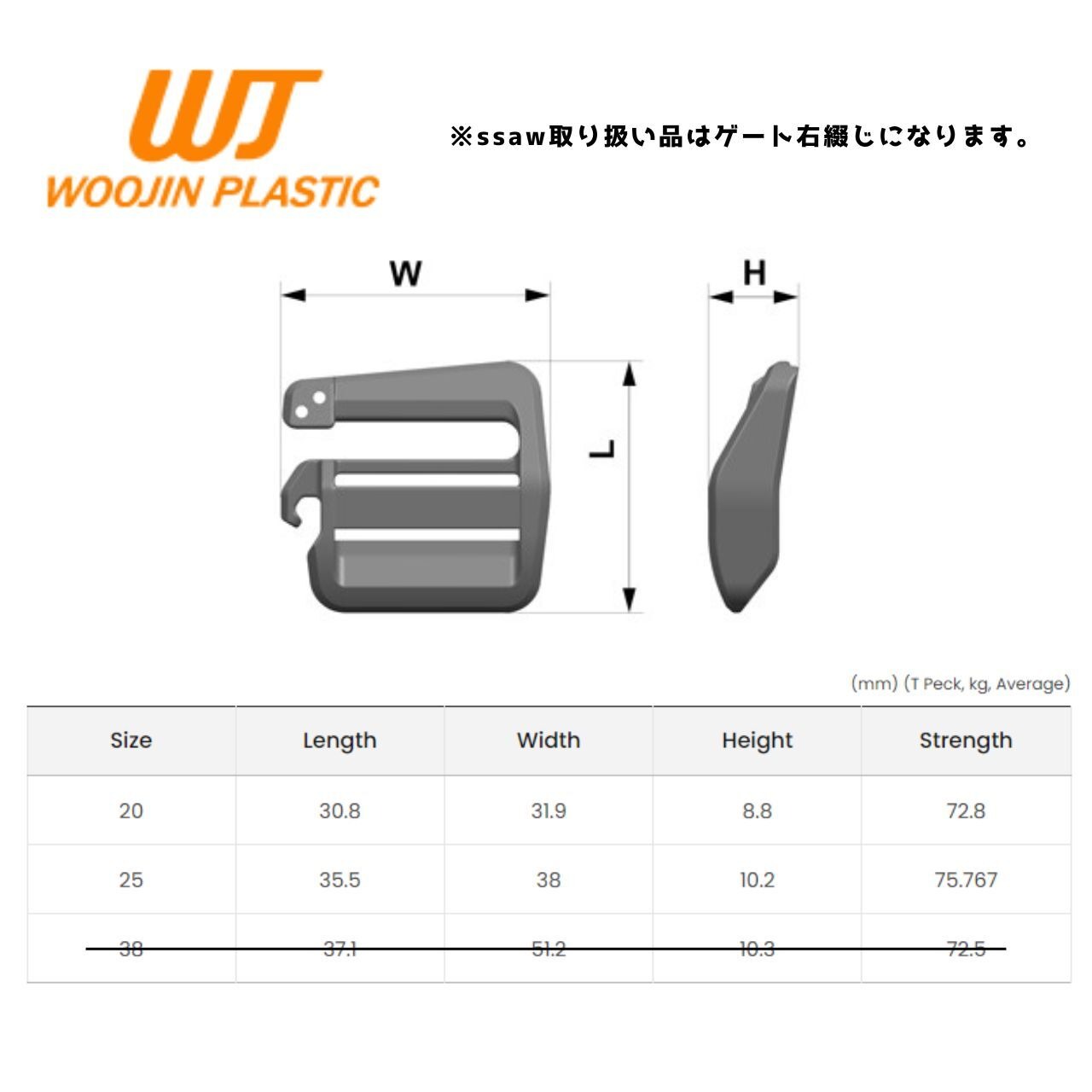 Woojin Plastic / H.D Gate Keeper Lock 画像3
