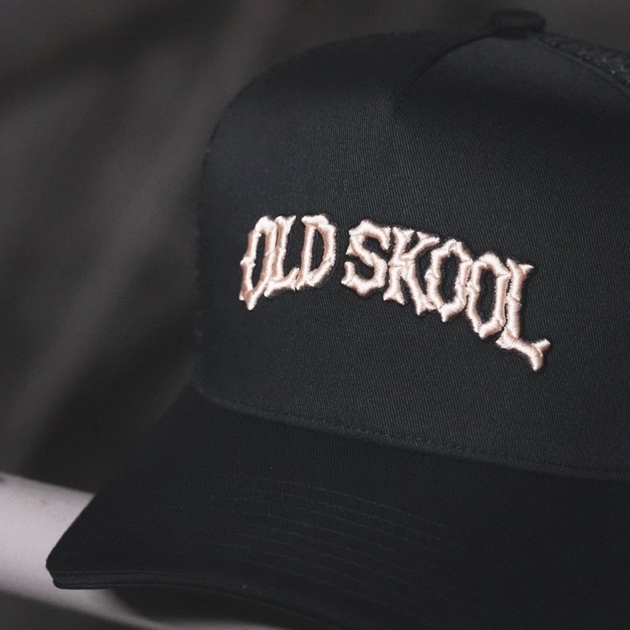 【gifthat × OLDSKOOL】OLD SKOOL MESH CAP Black