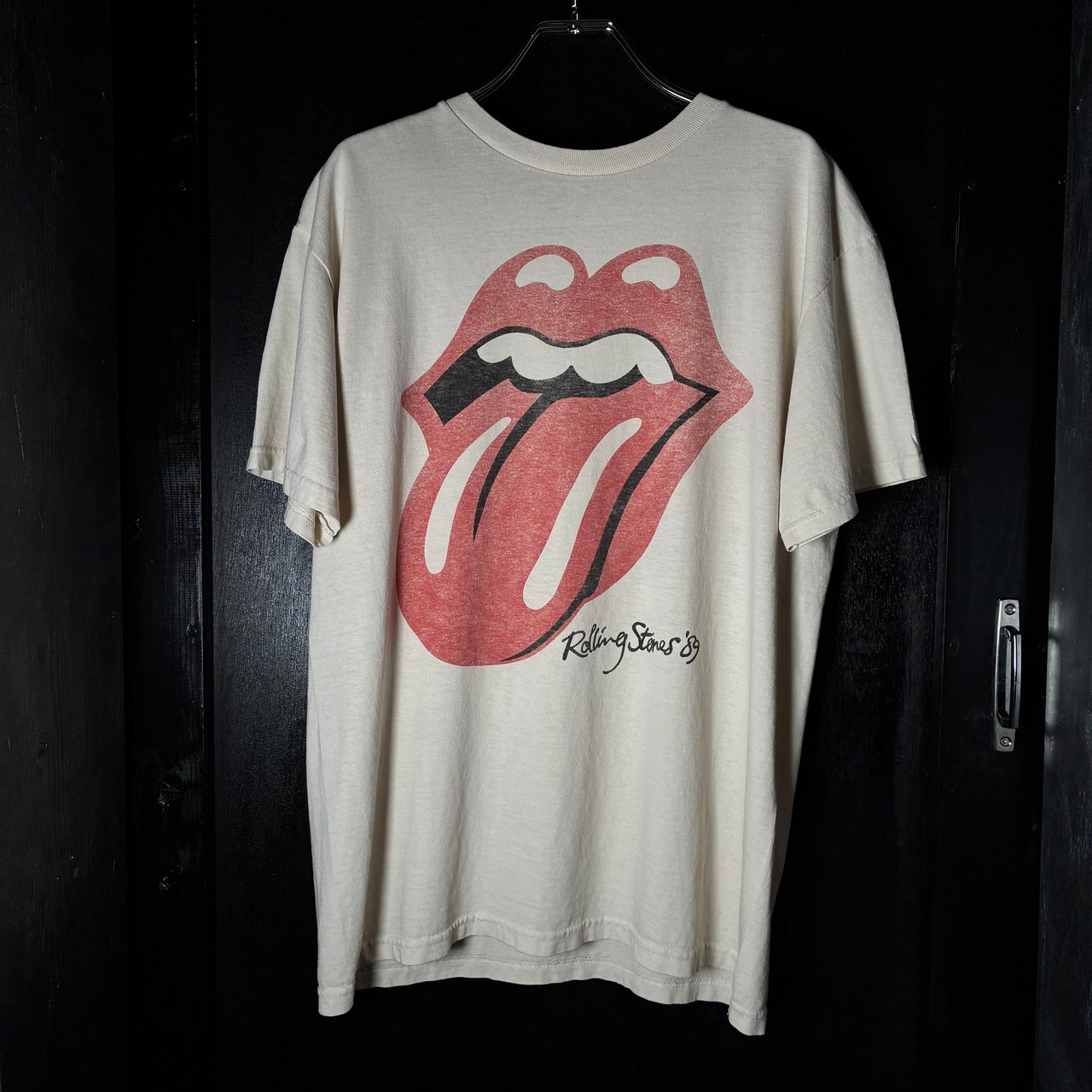 The Rolling Stones Band Tee ベージュ　ローリングストーンズ　バンドTシャツ　ベージュ