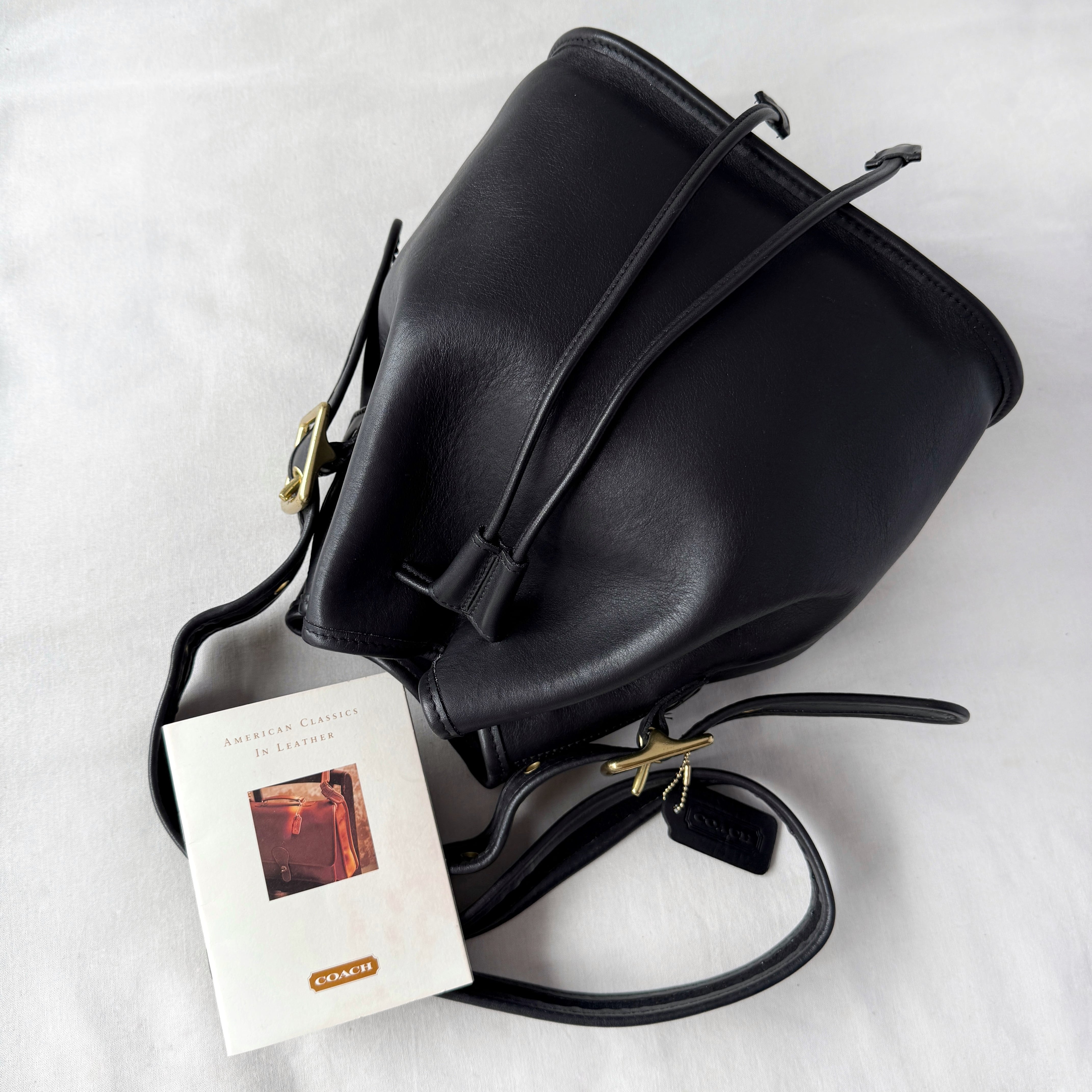 RARE VINTAGE COACH (OLD COACH オールドコーチ ショルダーバッグ) LULA’S LEGACY BAG IN BLACK