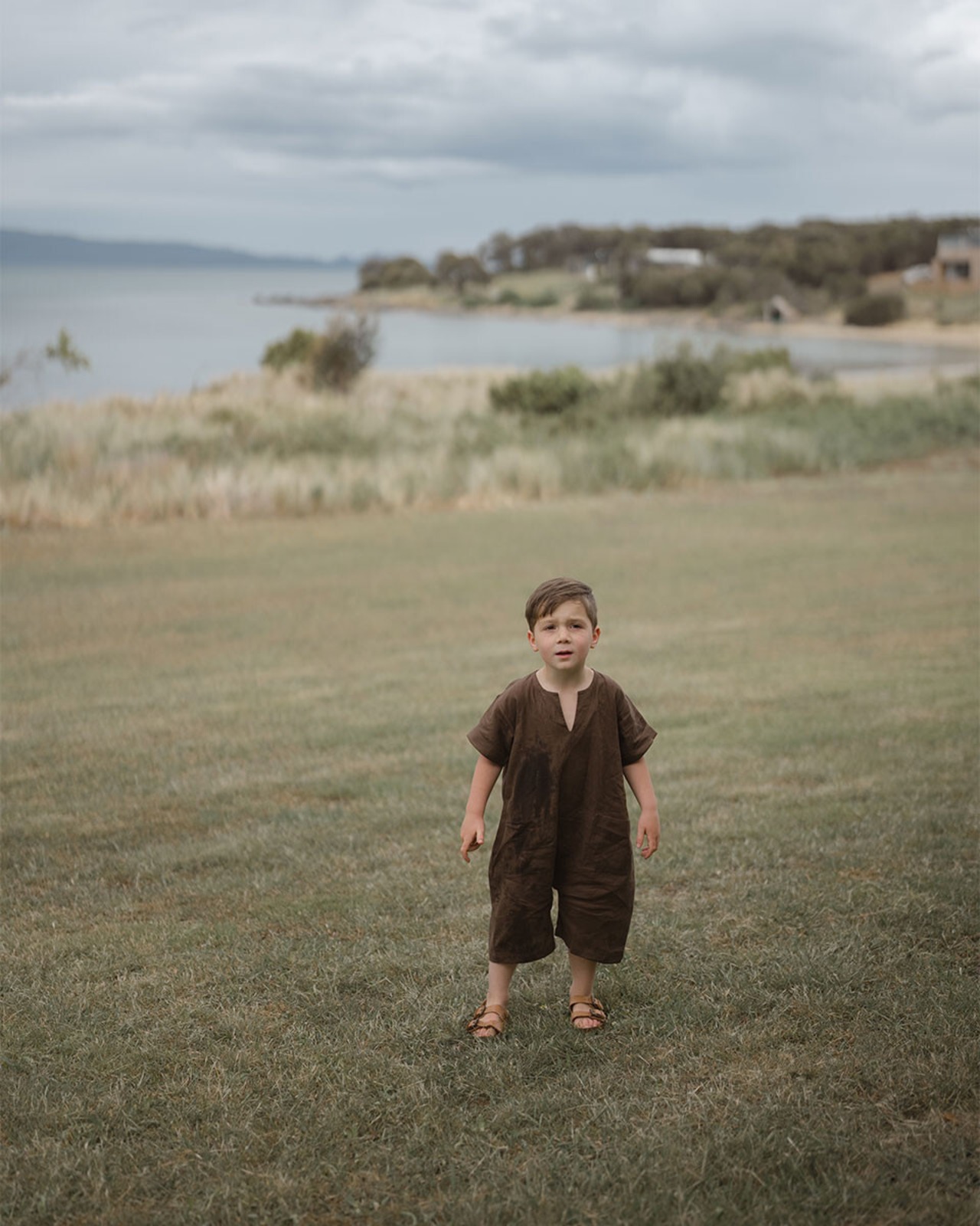 【即納】SON AND DAUGHTER / Yoko Linen Jumpsuit