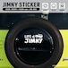 ジムニー ステッカー カッティングタイプ スペアタイヤカバー LIFE IS JIMNY ホワイト/ブラック