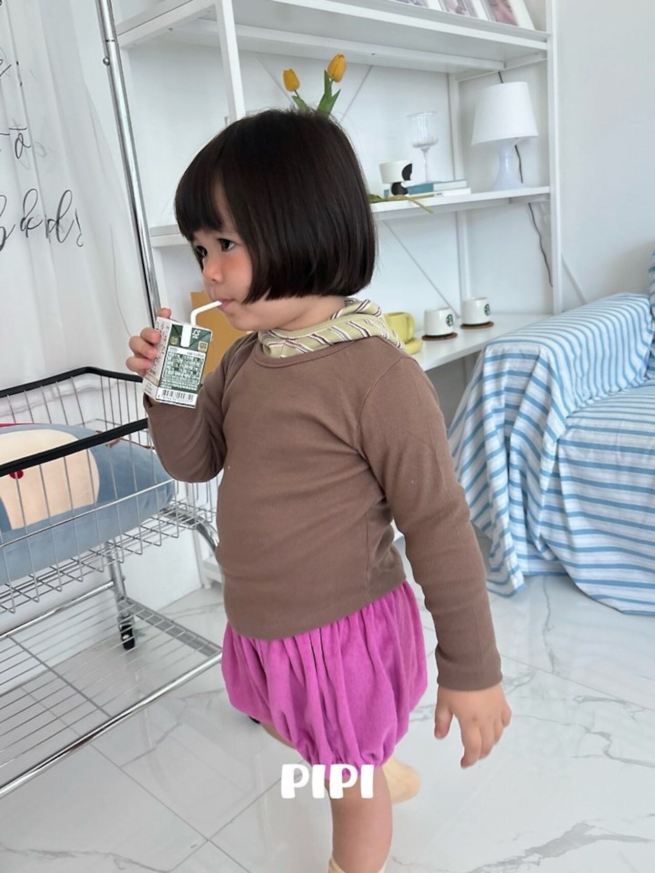 【取寄】PIPI テリーかぼちゃパンツ｜秋服｜韓国子供服｜26/AT