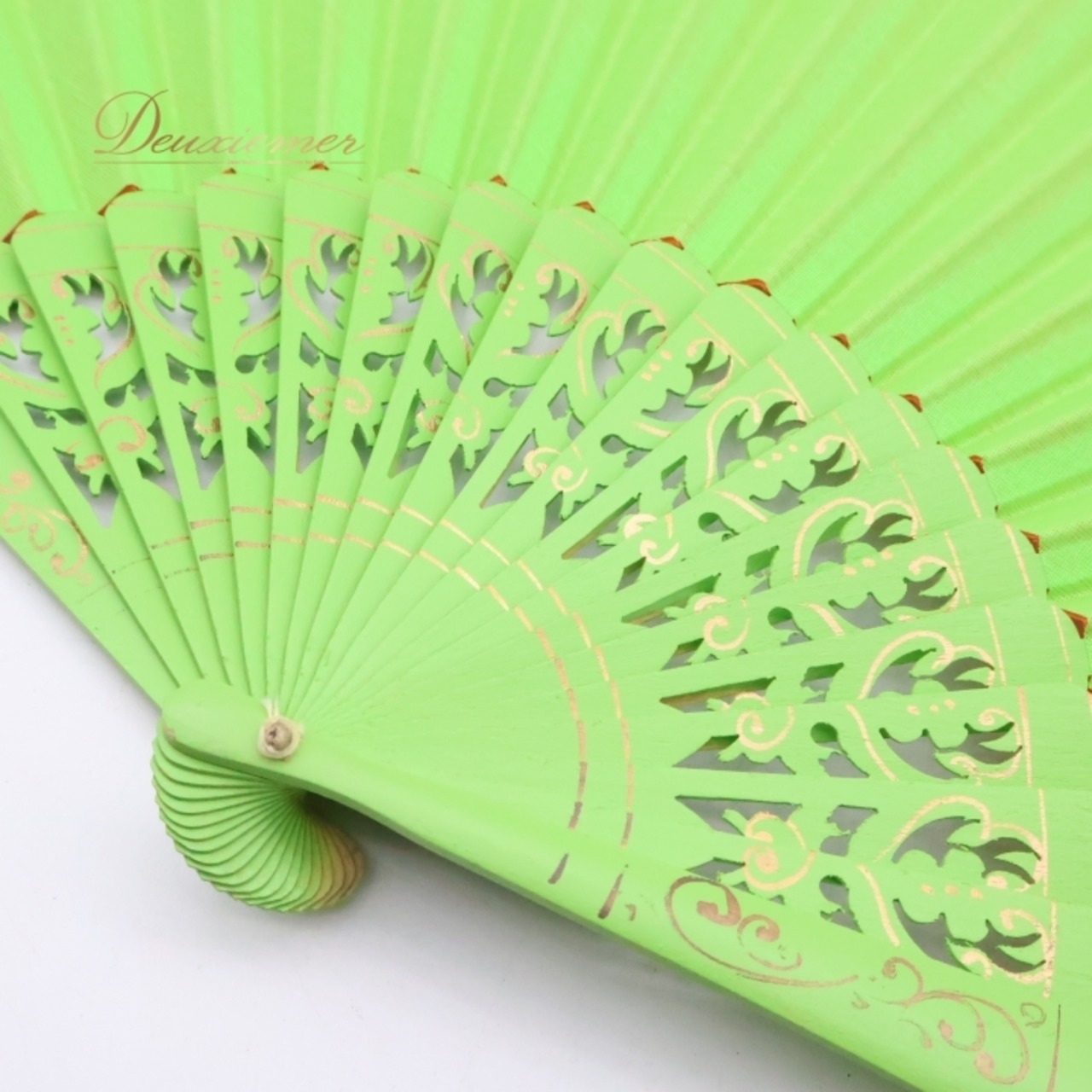 フラメンコ アバニコ 扇子 Abanico Espaol 小物 小道具 32cm グリーン系 黄緑 オレンジ系 ゴールド カラフル アイテム 練習 舞台 イベント ゴールド系 ケース付き ダンス 発表会 ステージ カラフルアイテム ダンス練習用 フラメンコ用品