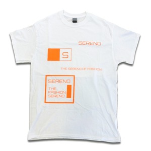 SERENO LOGO TEE【WHITE】