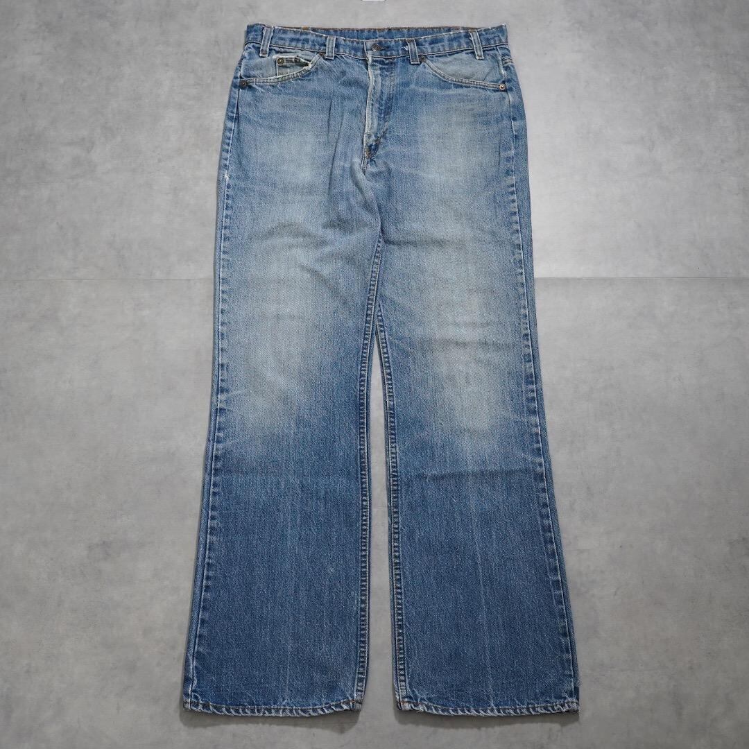 リーバイス517 W36 フレアボトム ブーツ 青 80s USA製 16967