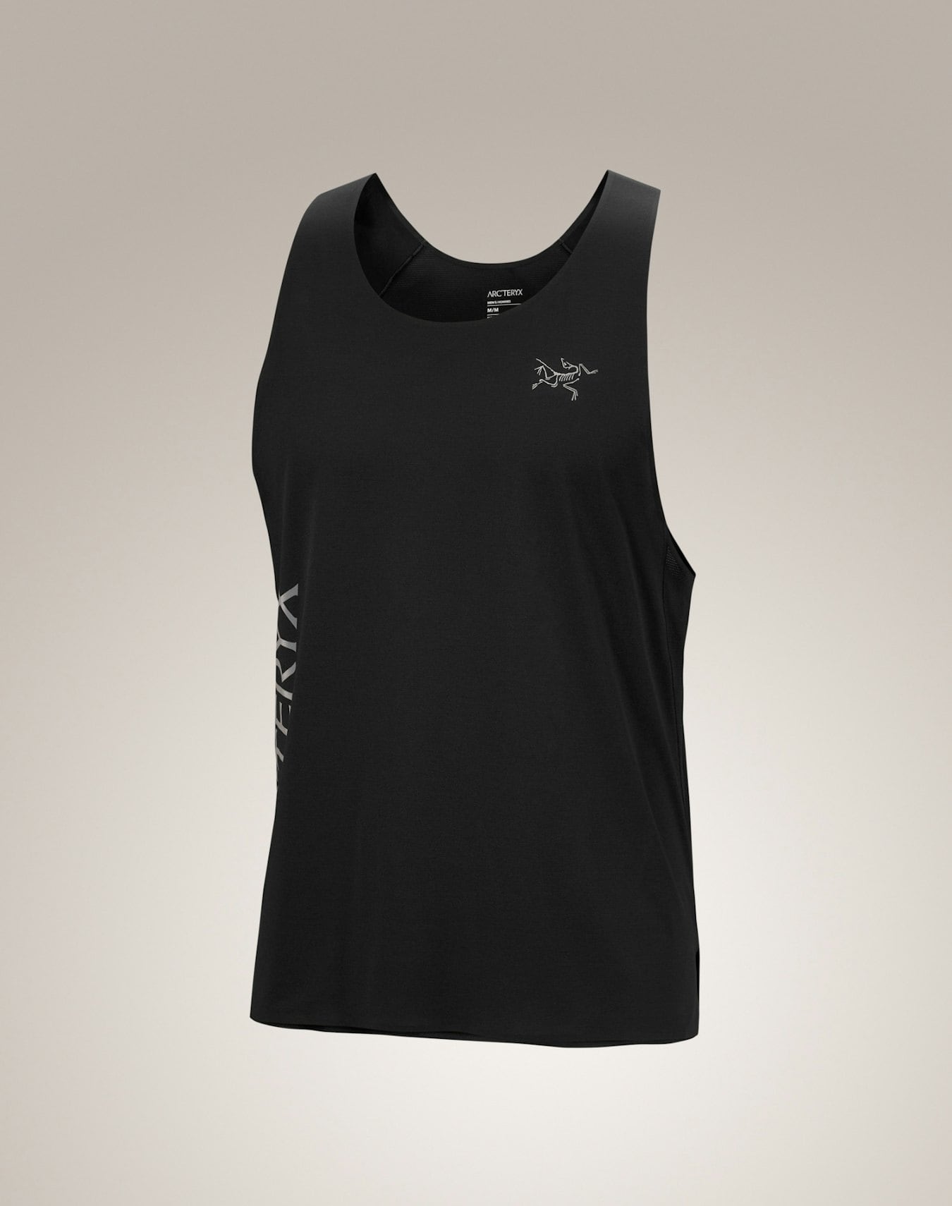 ARC'TERYX ノーバン　ダウンワードロゴ　タンク　メンズ S/P ARC'TERYX アークテリクス ／ ノーバン ダウンワード ロゴ タンク
