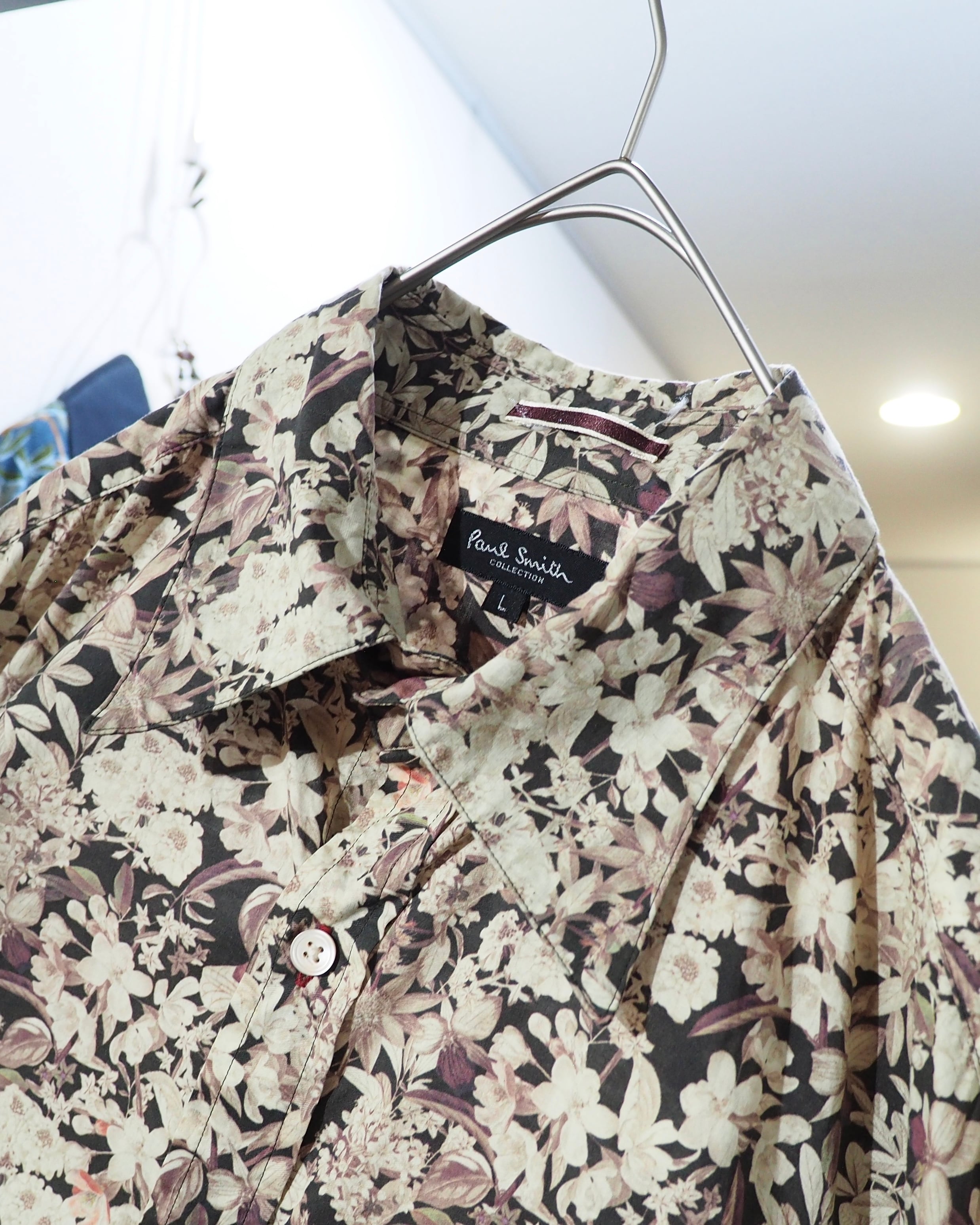 ” Paul Smith collection ” Beautiful Flower all Over printed Dress shirt