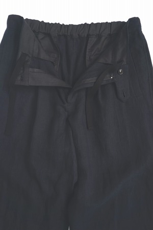 Belgium Linen High-Density Wide Pants