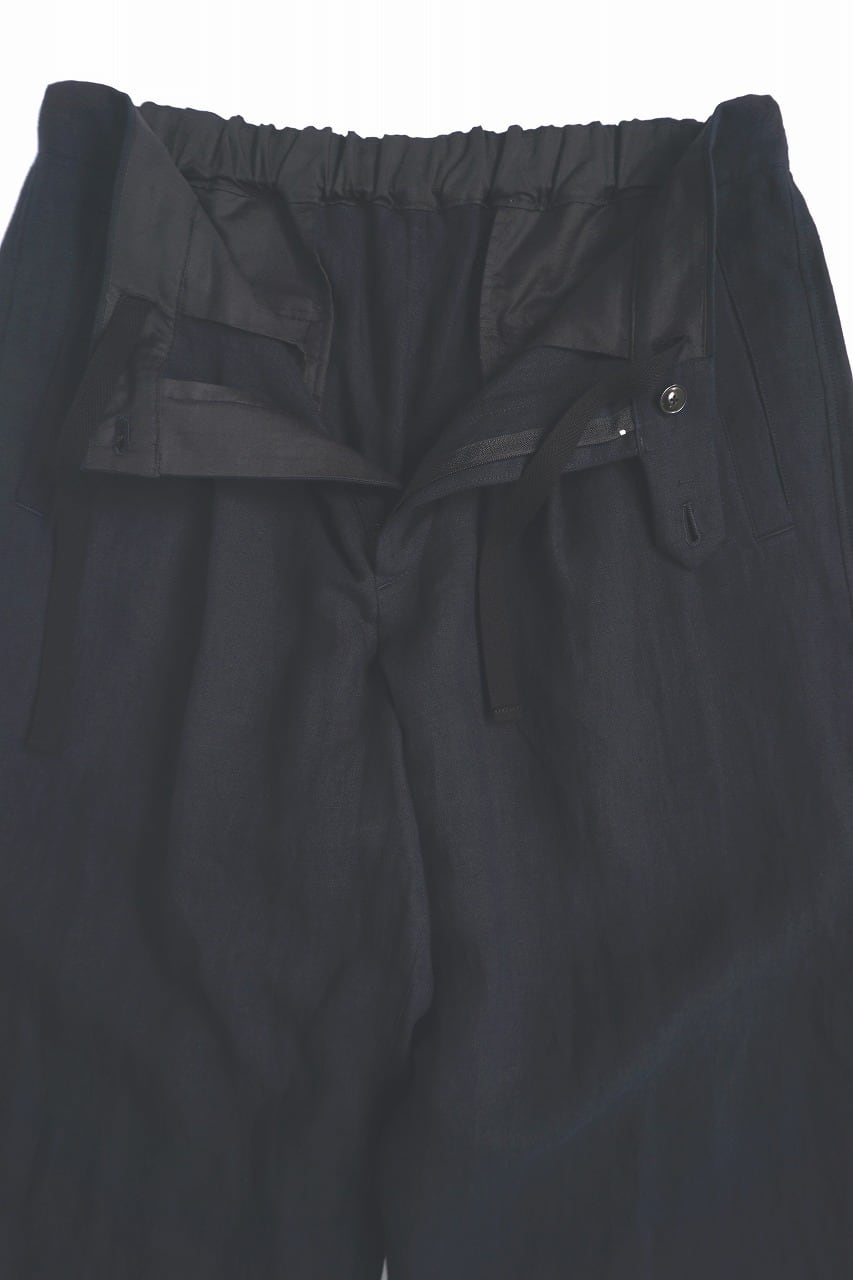 Belgium Linen High-Density Wide Pants