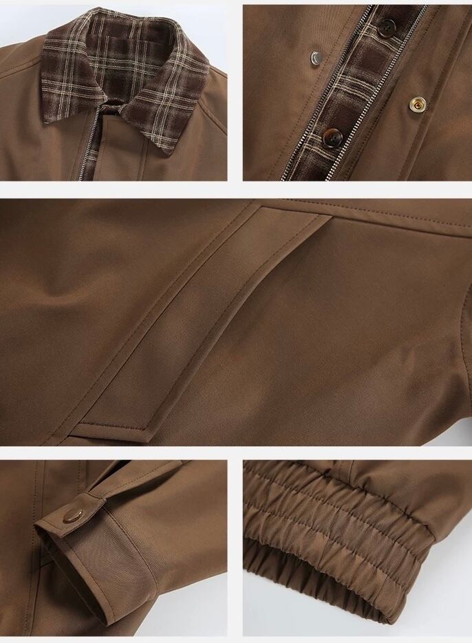 チェックレイヤードブルゾン / CHECK LAYERED BLOUSON | INOCENCE