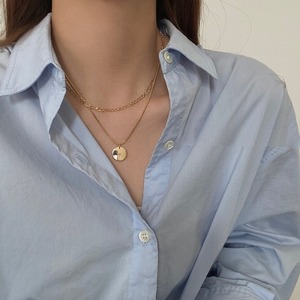 【送料無料】レディース アクセサリー ネックレス フォーマル エレガント かわいい 大人可愛い きれいめ シンプル カジュアル ゴージャス 華やか 大人 上品 おしゃれ お洒落 キュート セクシー ダブルチェーン オールシーズン シーズンレス ウェディング ブライダル 結婚式 二次会 2次会 1.5次会 披露宴 お呼ばれ 挙式 パーティー 謝恩会 演奏会 発表会 10代 20代 30代 40代 50代 オフィス ビジネス イベント ホテル レストラン モテ 高見え ゴールド