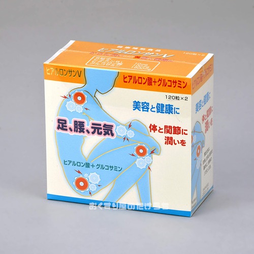 【2個】ヒアルロンサンV【美容と健康、体と関節に潤いを！ヒアルロン酸＋グルコサミン配合】