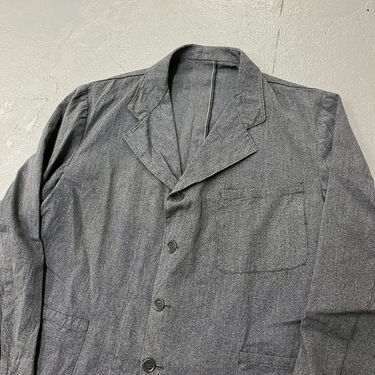 50s Atelier coat black chambray / アトリエコート ブラック