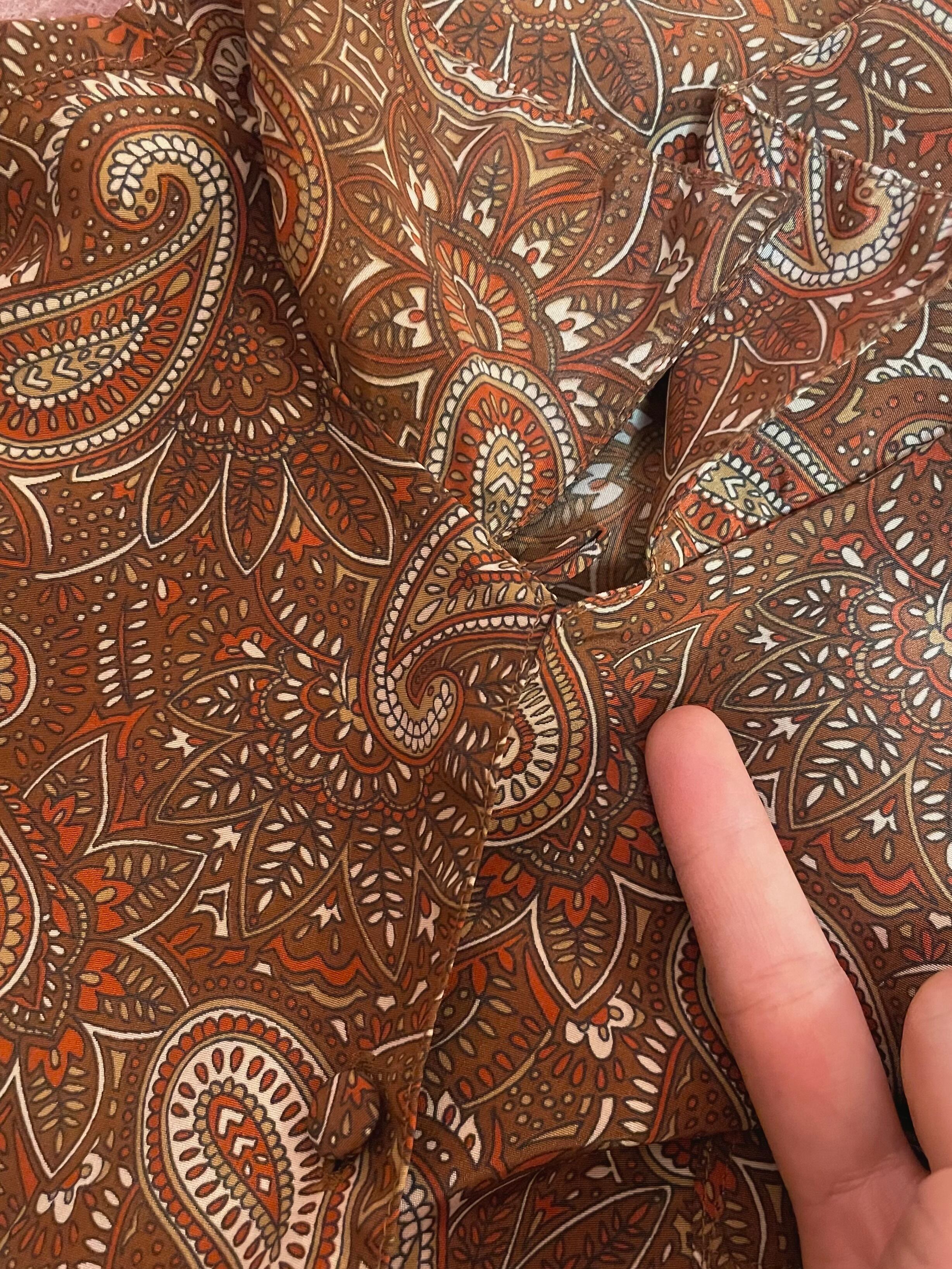 used paisley shirt