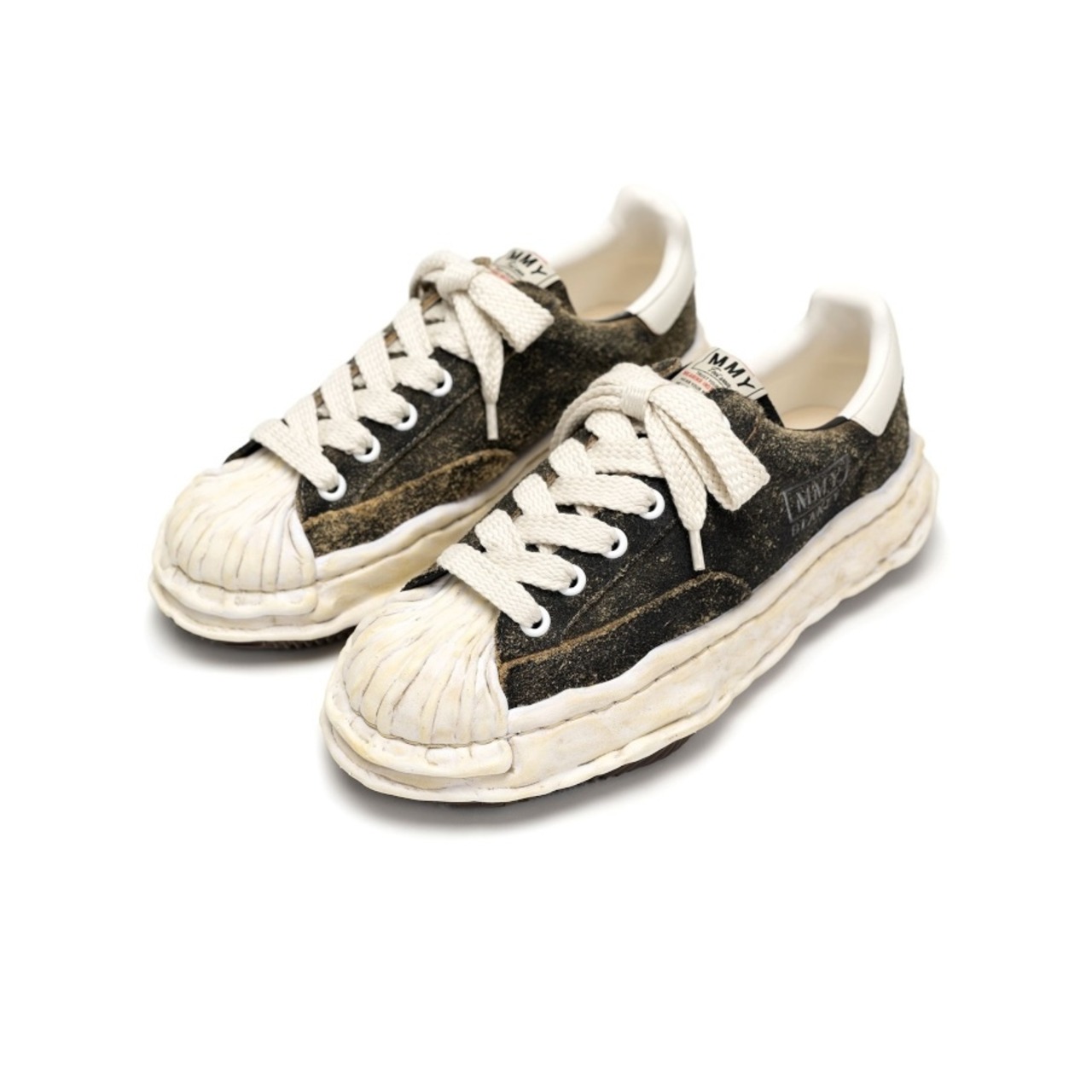 【Maison MIHARA YASUHIRO】"BLAKEY" OG Sole Vintage Suede Low-top Sneaker - 3