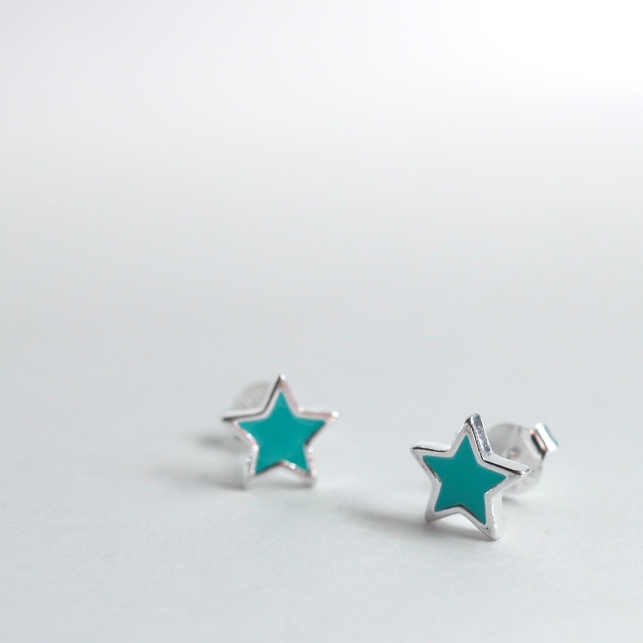 ターコイズスターピアス