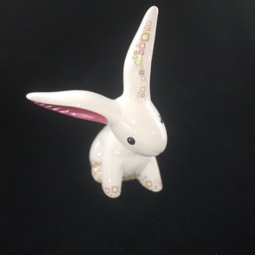 Goebel 磁器うさぎ Bunny de luxe ピンクレトロ ドイツ