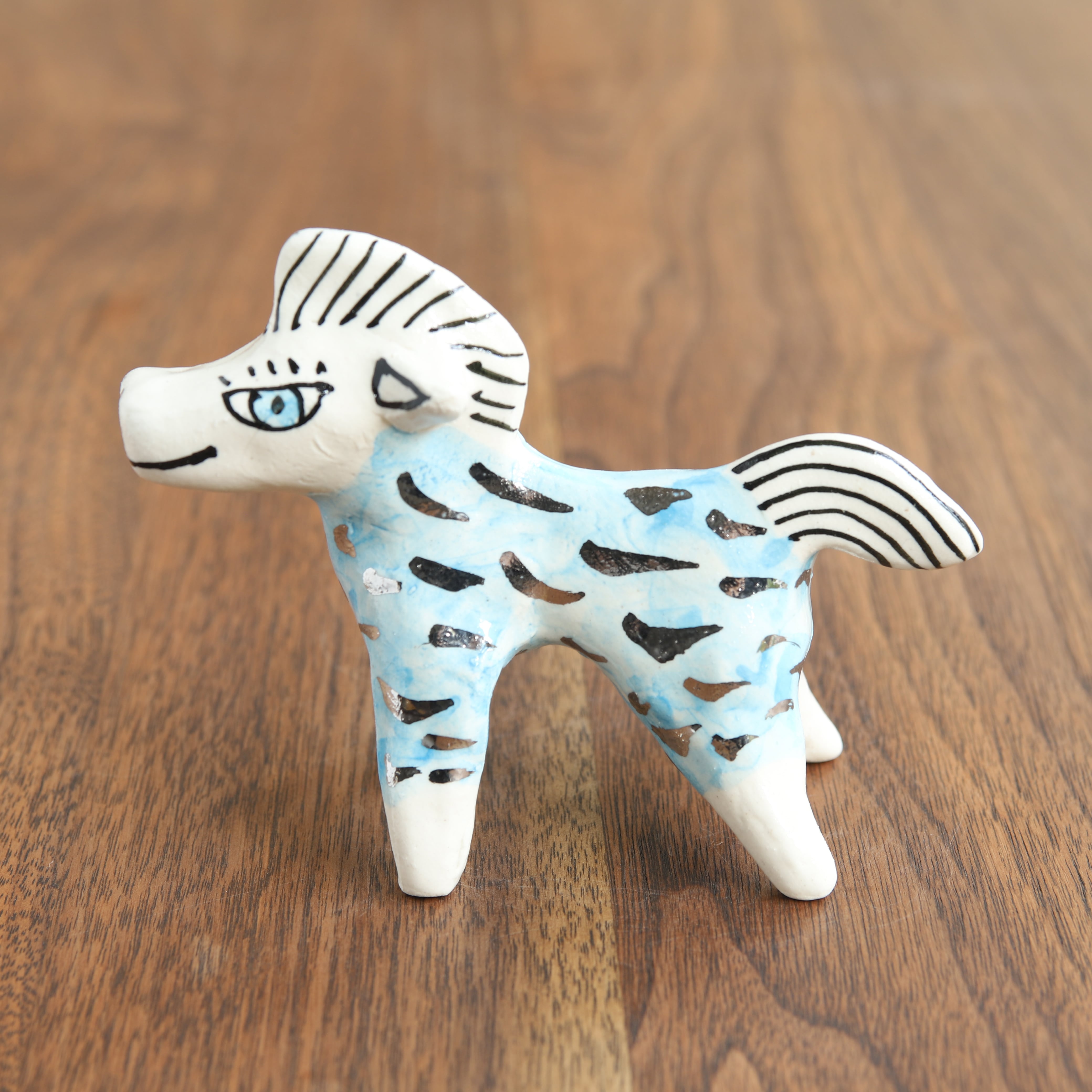 山口祥治 干支フィギュア 午(ウマ)「ウマジャロウ UJ-13」 工房:喜鶴製陶(有田焼)