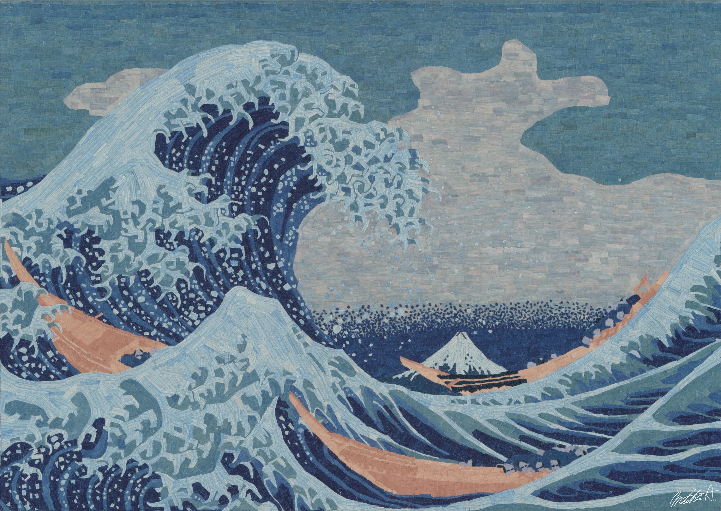 The Great Wave Reproduction (NFT Certified | Limited Edition